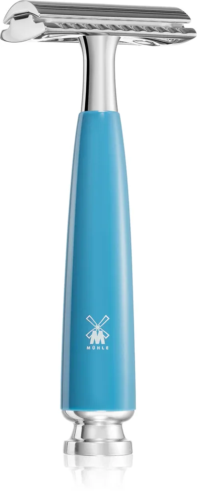 Mühle RYTMO R228 Blue Resin - Бритвенный станок Muhle RYTMO R228 Blue Resin традиционный, 1 шт, 1 шт