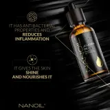 Nanoil Jojoba Oil - Масло жожоба для лица, тела и волос, 50 мл — фото 3
