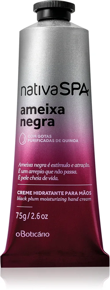 oBoticário Nativa SPA Black Plum - Крем для рук, 75 г