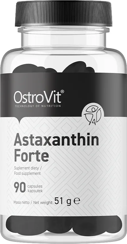 БАД OstroVit Астаксантин Форте антиоксидант, 90 капсул
