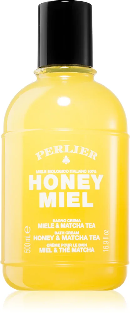 Крем для душа Perlier Honey Miel Honey Matcha Tea увлажняющий, с приятным ароматом, 500 мл