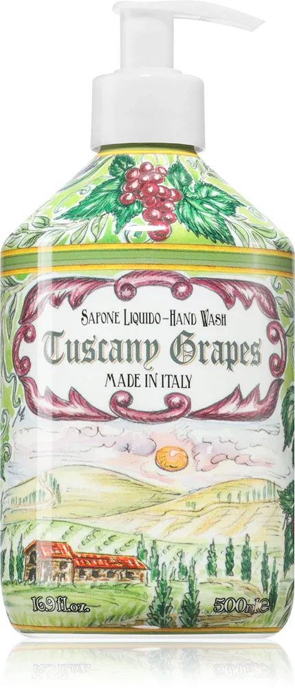 Жидкое мыло для рук Rudy - Le Maioliche Tuscany Grapes, для всей семьи, 500 мл