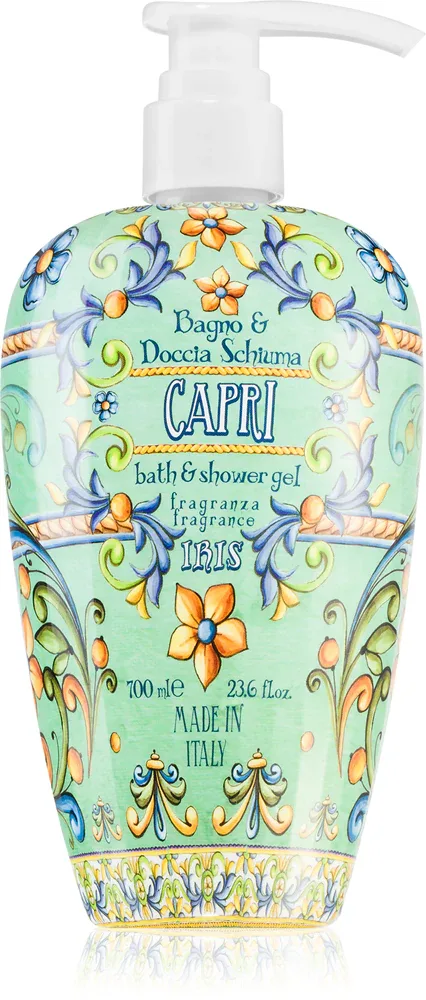Пена для ванны Rudy - Le Maioliche Capri Iris, с ароматом ириса, для ежедневного применения, 700 мл