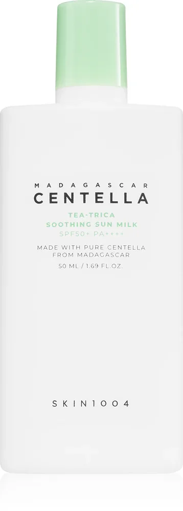 SKIN1004 Madagascar Centella Tea-Trica Sun Milk - Супер легкий солнцезащитный бальзам SPF 50+, 50 мл