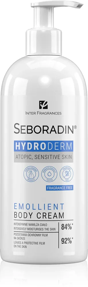 Seboradin Hydroderm - Крем для тела для сухой и чувствительной кожи, 400 мл