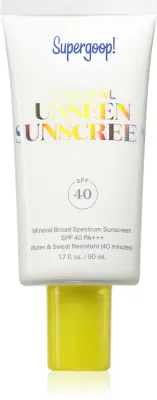 Supergoop! Mineral Unseen Sunscreen - Минеральный крем для загара SPF 40, 50 мл