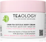 Teaology Green Tea Glycolic Body Cream - Увлажняющий крем для тела с гладящим действием, 260 мл — фото 1