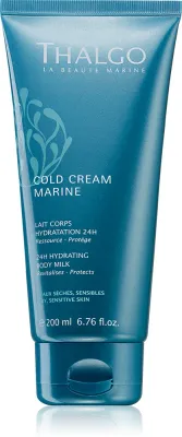Thalgo Cold Cream Marine 24H Hydrating Body Milk - Увлажняющее молочко для тела для сухой кожи, 200 мл