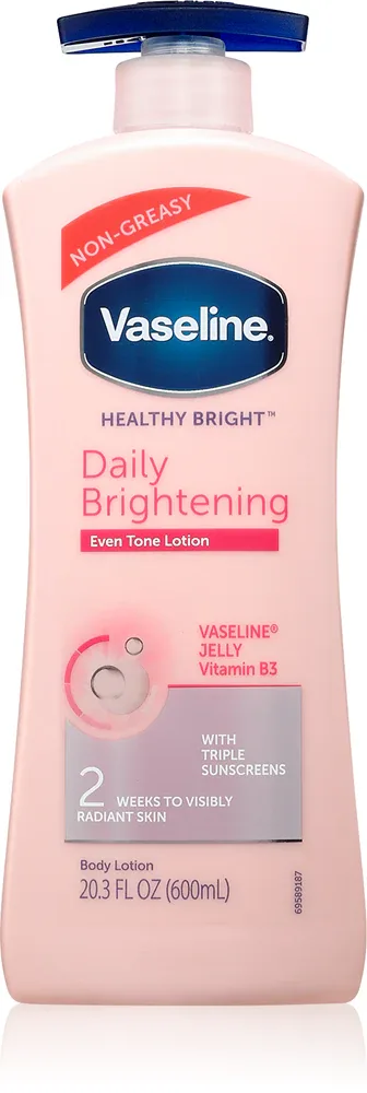 Vaseline Daily Brightening - Роскошный крем для тела для всех типов кожи, 600 мл