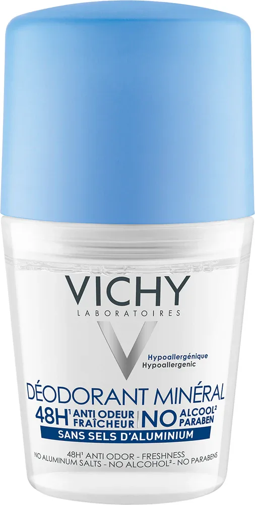 Vichy Deodorant - Дезодорант минеральный в шарике 48 часов, 50 мл