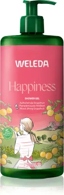 Weleda Happiness - Освежающий гель для душа Grapefruit, Tangerine and Lime, 750 мл