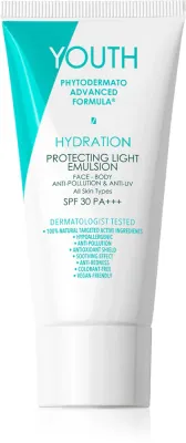 YOUTH Hydration Protecting Light Emulsion - Защитный крем для лица и тела SPF 30, 50 мл