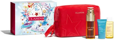 Clarins Double Serum Light Collection - Подарочный набор для увлажнения и упругости кожи