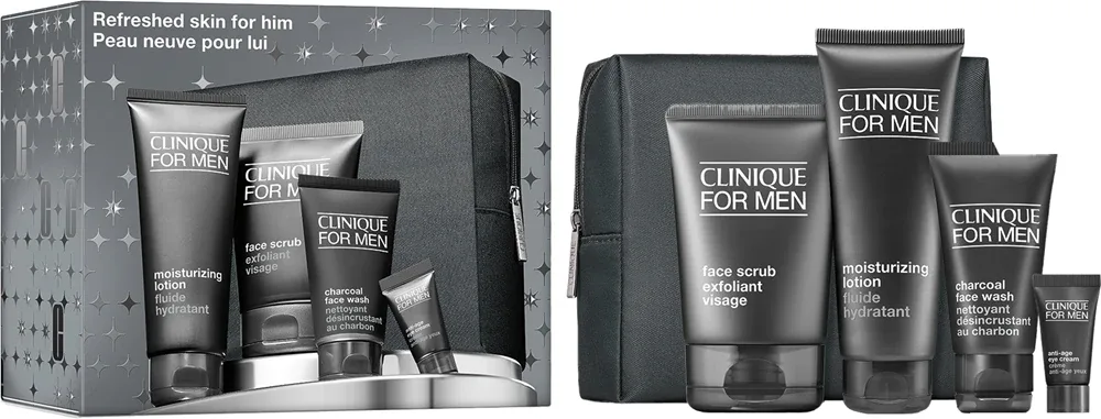 Clinique Holiday Refreshed Skin For Him - Праздничный набор подарочный для мужчин, 1 шт