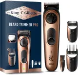 Триммер для бороды Gillette King C. Beard Trimmer PRO беспроводной, со сменными насадками, 1 шт — фото 1