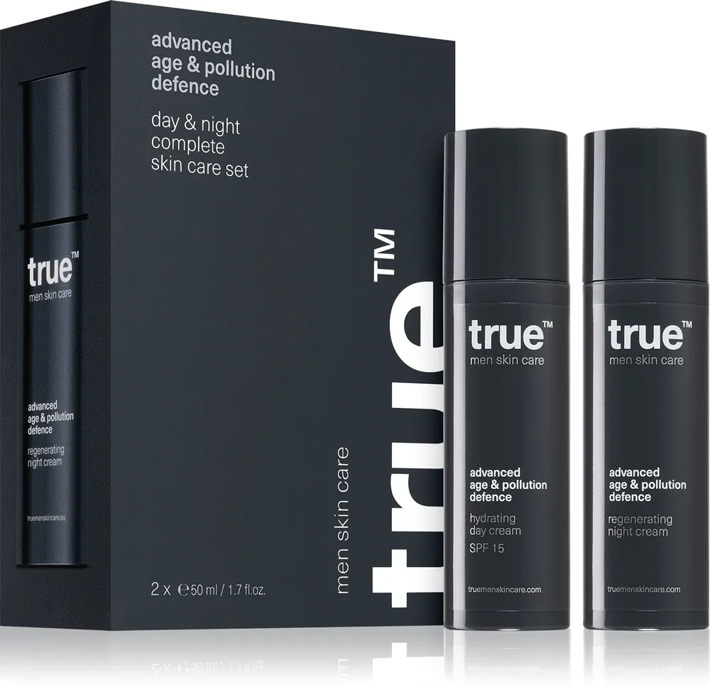 true men skin care Day & night complete skin care set - Набор ухода за кожей для мужчин на день и ночь