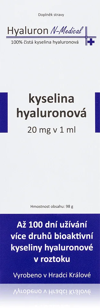 Раствор для приёма внутрь N-Medical Hyaluron с гиалуроновой кислотой, в каплях, 100 мл