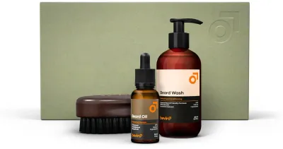 Beviro Cinnamon Season Beard Care Kit - Подарочный набор для ухода за кожей лица, 1 шт