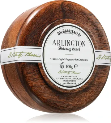 D.R. Harris Shawing Bowl Mahogany wood - крем для бритья, 100 г