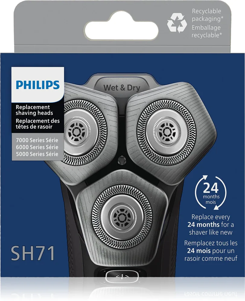 Philips 5000/7000 Series SH71/50 - Сменные насадки для бритья SH71/50, 1 шт