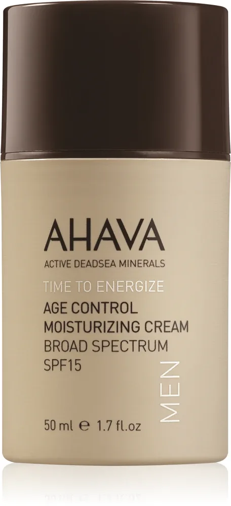 AHAVA Time To Energize Men - Увлажняющий крем с SPF 15 для омоложения, 50 мл