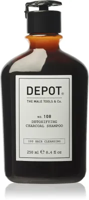 DEPOT 100 HAIR CLEANSING NO. 108 DETOXIFYING CHARCOAL SHAMPOO - шампунь для очищения и детоксикации всех типов волос