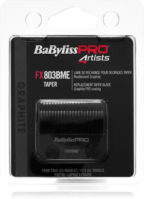 Лезвия запасные BaByliss PRO Blades Taper для машинки для бритья, для гладкого бритья, 1 шт