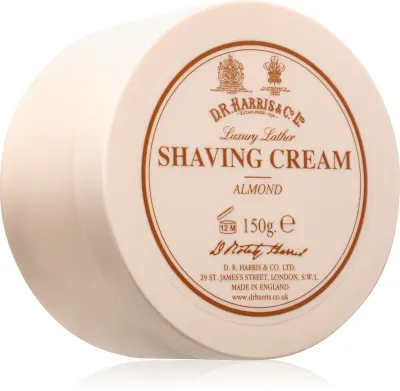 D.R. Harris Shaving Cream Almond - крем для бритья, 150 г