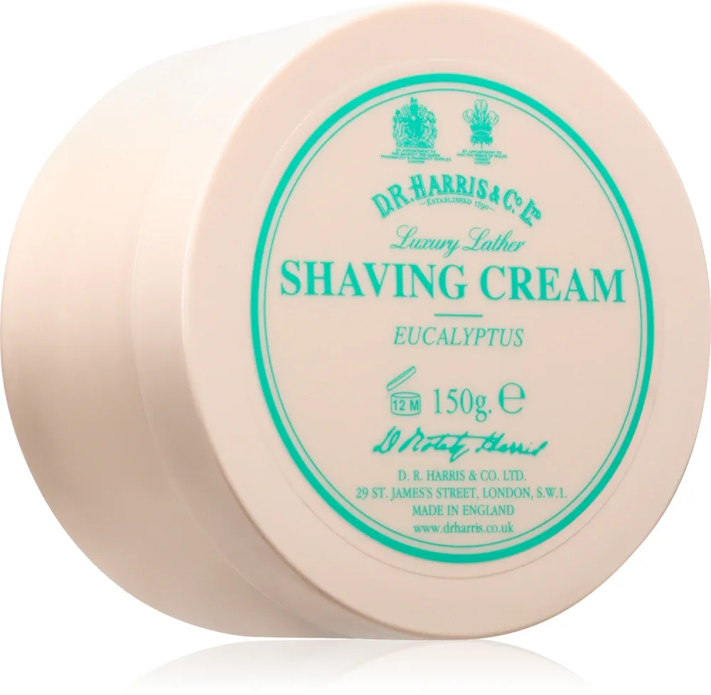 D.R. Harris Shaving Cream Eucalyptus - крем для бритья, 150 г