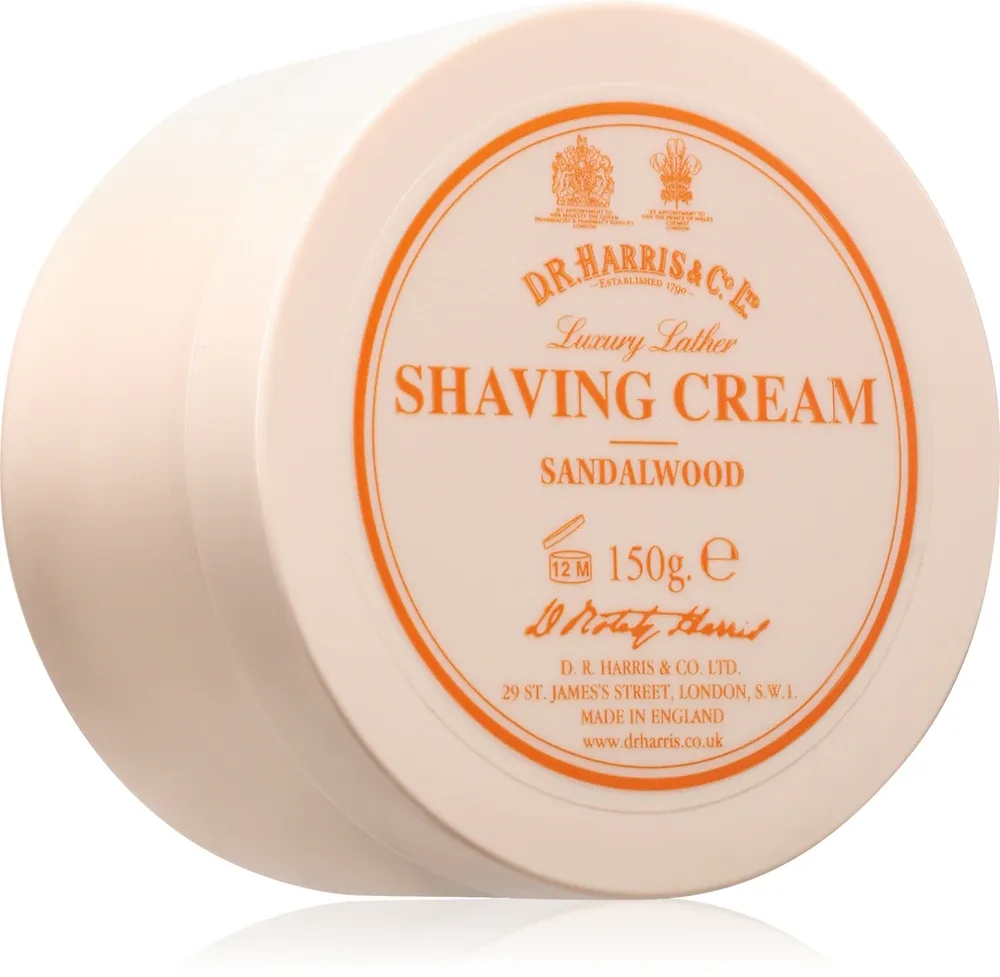 D.R. Harris Shaving Cream Sandalwood - крем для бритья, 150 г