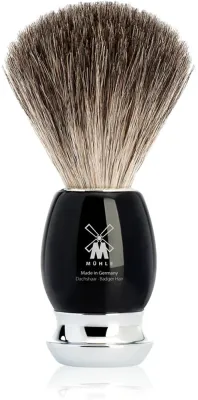 Mühle VIVO Black Pure Badger - Кисть для бритья с волосом барсука, 1 шт