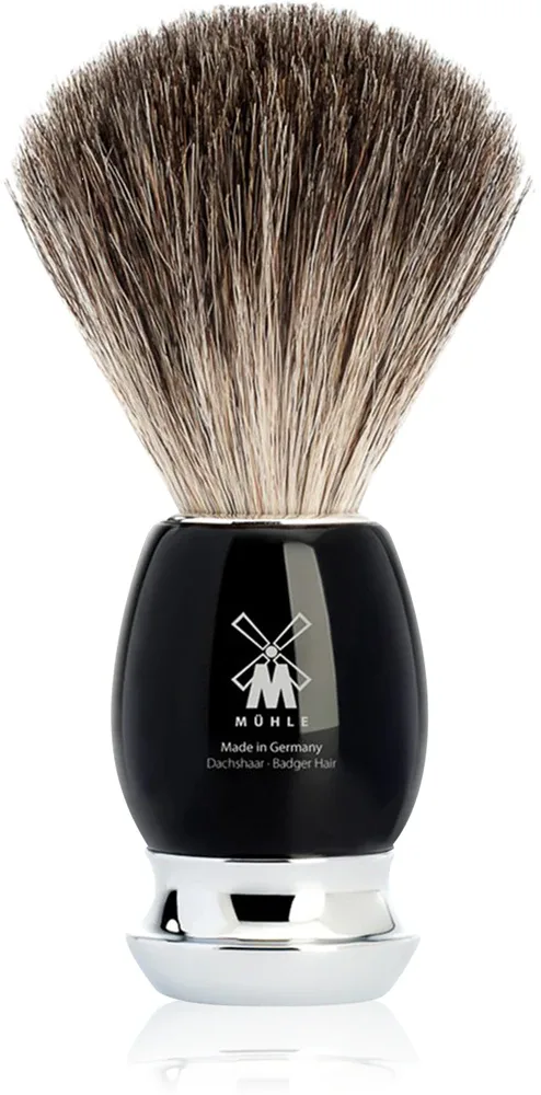 Mühle VIVO Black Pure Badger - Кисть для бритья с волосом барсука, 1 шт