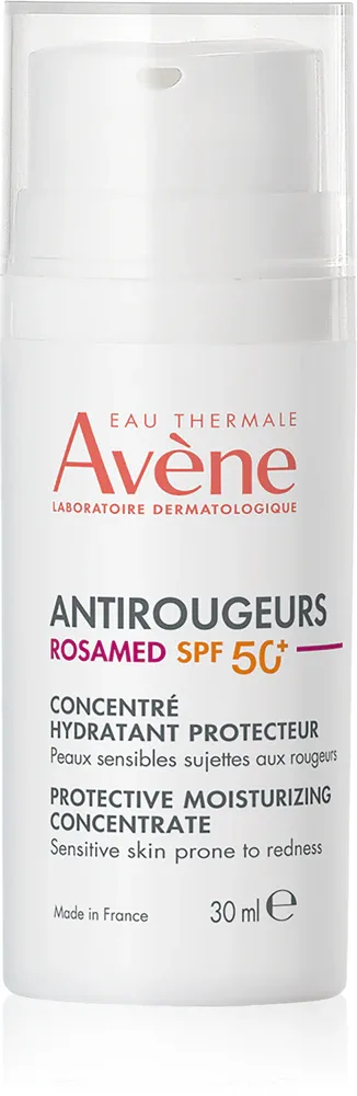 Avene Antirougeurs Rosamed Protective Moisturizing Concentrate - Концентрированный уход против покраснений кожи SPF 50+, 30 мл