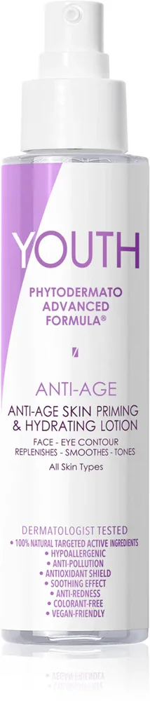YOUTH Anti-Age Anti-Age Skin Priming & Hydrating Lotion - Увлажняющий тоник для лица, 100 мл