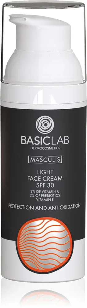BasicLab Dermocosmetics Masculis - Легкий дневной крем для мужчин SPF 30, 50 мл