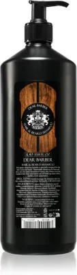 Dear Barber Shampoo - шампунь для волос и бороды, 1000 мл