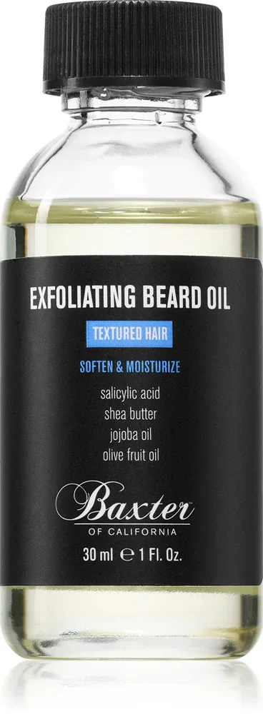 Масло для бороды Baxter of California Exfoliating Beard Oil увлажняющее, смягчающее, 30 мл