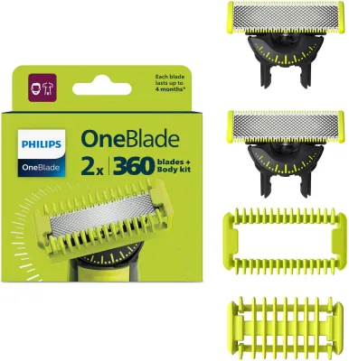 Philips OneBlade 360 QP624/50 - Запасные лезвия for Philips OneBlade 360, 2 шт