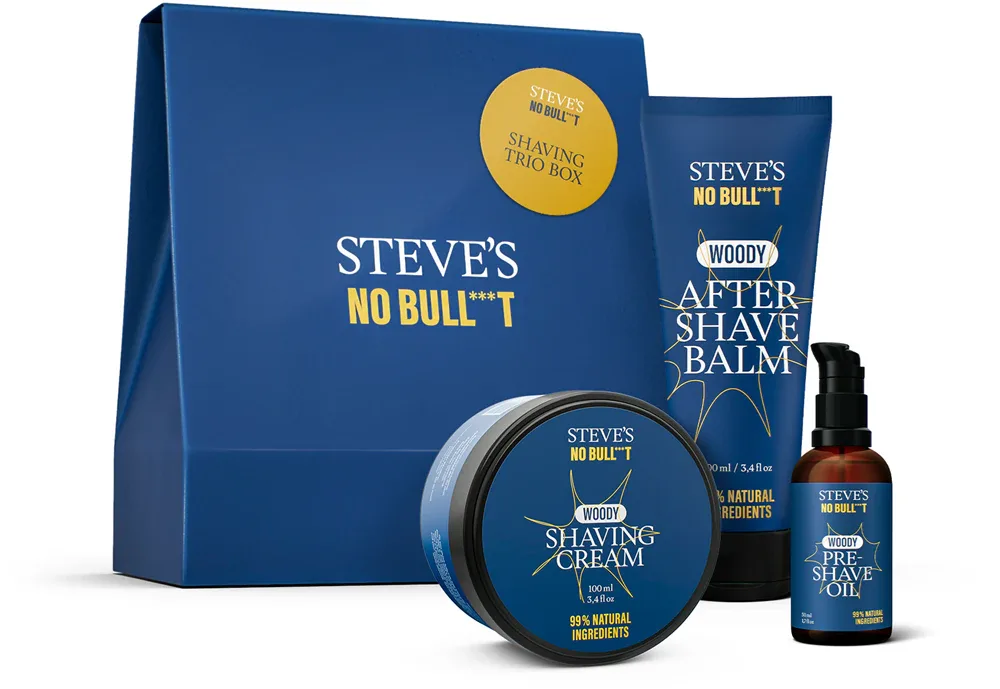 Steve's No Bull***t Shaving Trio - Подарочный набор для бритья