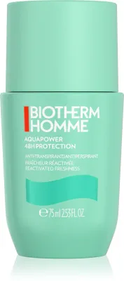 Biotherm Homme Aquapower 48H Protection - Антиперспирант с охлаждающим эффектом, 75 мл