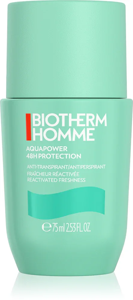 Biotherm Homme Aquapower 48H Protection - Антиперспирант с охлаждающим эффектом, 75 мл