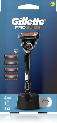 Бритва мужская Gillette ProGlide 5 лезвий, с подставкой, 4 шт