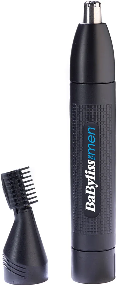 BaByliss For Men E652E - Триммер для носа и ушей + końcówka do strzyżenia brwi, 1 шт