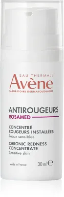 Avene Antirougeurs Rosamed Chronic Redness Concentrate - Крем против покраснений и расширенных сосудов для чувствительной кожи, 30 мл