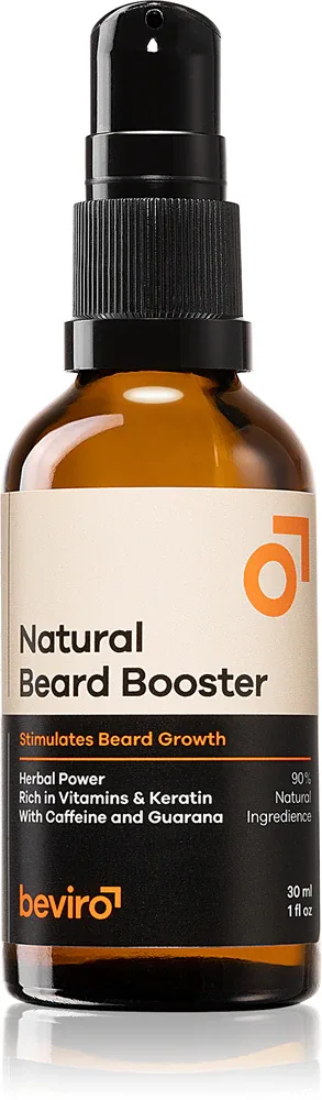 Beviro Natural Beard Booster - Уход, стимулирующий рост бороды, 30 мл