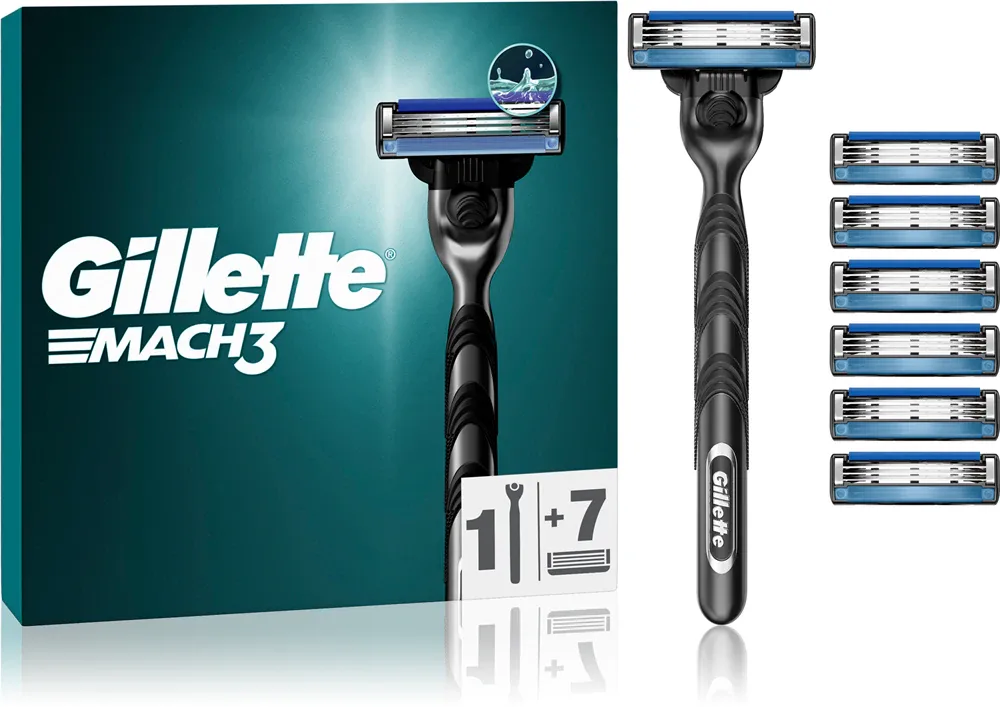 Gillette ProGlide - Бритва + сменные лезвия, 7 шт