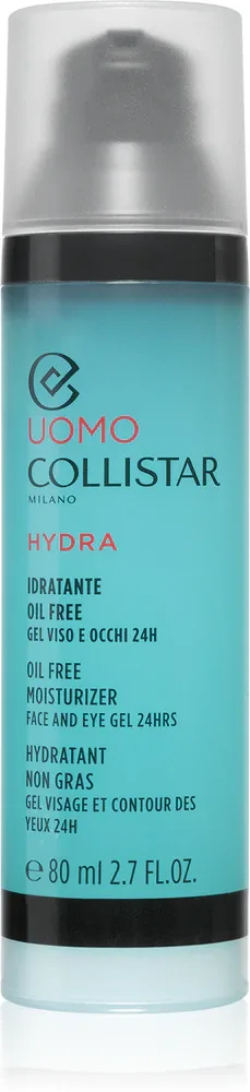 Collistar Uomo Oil Free Moisturizer - Увлажняющий гель-крем для мужчин, 80 мл