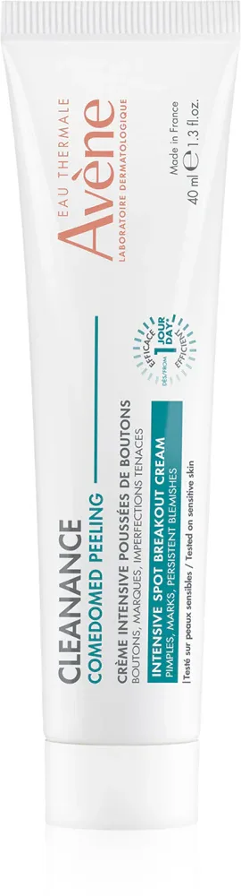 Avene Cleanance Comedomed Peeling - Интенсивный крем против несовершенств кожи с акне, 40 мл