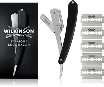 Wilkinson Sword Premium Collection Cut Throat - Классическая бритва для бритья + запасные лезвия