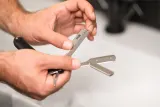 Wilkinson Sword Premium Collection Cut Throat - Классическая бритва для бритья + запасные лезвия — фото 4